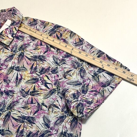 Robert Graham Shirt Mens Size 2XL Rory Classic Fit Linen Cotton Floral Print - Picture 9 of 11